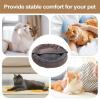 Zyntora Cat Bed - Cozy Puppy Bed - Round Donut Warm Pet Accessory view 4