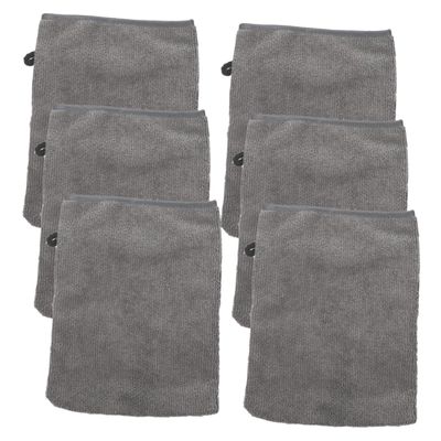 FONDOTIN 6-Count Microfiber Facial Gloves for Gentle Makeup Removal