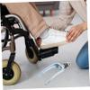 Anneome Steel Front Wheel Fork with Bearing for Electric and Manual Wheelchairs, Silver view 4