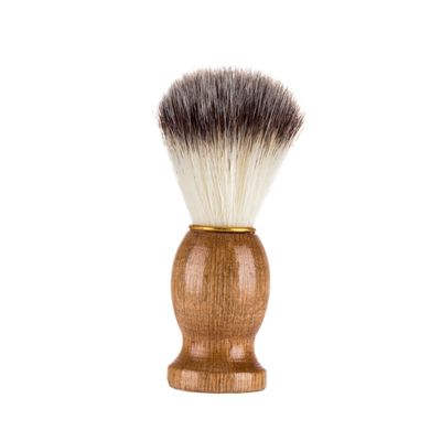 SHERCHPRY Beard Brush with Wooden Handle and Nylon Bristles