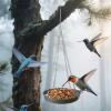 LUCKGONI Bird Feeder and Bath Station for Outdoors view 4