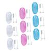 SOPOTUTU 9-Pack Silicone Finger Toothbrushes with Storage Boxes view 1
