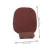 2 Brown Rayon Exfoliating Gloves for Body Care view 2
