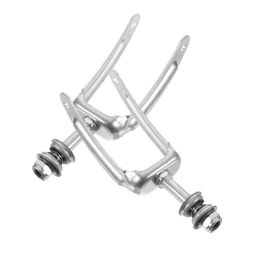 Yardenfun Galvanized Steel Front Wheel Fork Bracket for Electric and Manual Wheelchairs