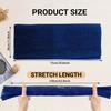 African Exfoliating Net Sponge, Long Knotted Shower Scrubber, Stretchable to 160 cm, Dark Blue view 2