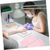 LIFKOME 2 Pairs Fingerless UV Manicure Gloves, Breathable Cotton Nail Art Gloves view 2