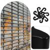 Garneck 40 Pack Black Plastic Clips for Wire Cages view 3