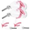 LIGHTAOTAO 4-Pack Hanging Stainless Steel Hamster Water Bottles 60ml view 1