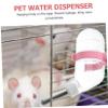 LIGHTAOTAO 4-Pack Hanging Stainless Steel Hamster Water Bottles 60ml view 4
