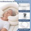 Inflatable Hair-Washing Basin for Bedridden Patients with Showerhead, Water Bag & 1 m Drain Hose view 3