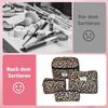 4-Piece Floral Quilted Cosmetic Bag Set for Women view 3