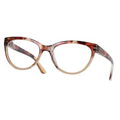 ZENOTTIC Stylish Reading Glasses for Women - Brown 2.75x