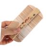 LOLIPPYY Double-Sided Bamboo Comb for Lice and Dandruff Removal view 2
