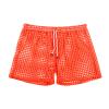 VgguDoe Men's Sexy Mesh Thong Underwear, Orange, L view 3