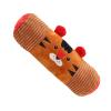 Tiger-Shaped Squeaky Dog Toy for Indoor Play view 1
