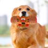 Tiger-Shaped Squeaky Dog Toy for Indoor Play view 3