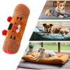 Tiger-Shaped Squeaky Dog Toy for Indoor Play view 4