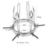WreGmgg Male Adjustable Internal Stainless Steel Fitness Training Tool Accessory, Multifunctional, Suitable for High-Intensity Indoor Training, Couple's Gift (Six) - D11 view 2