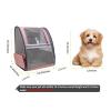 Jiawu Pet Carrier Backpack - Lightweight, Breathable Cat and Dog Travel Carrier, Polyester, 16.93 x 12.01 in (Rose) view 2