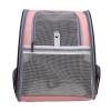 Jiawu Pet Carrier Backpack - Lightweight, Breathable Cat and Dog Travel Carrier, Polyester, 16.93 x 12.01 in (Rose) view 3