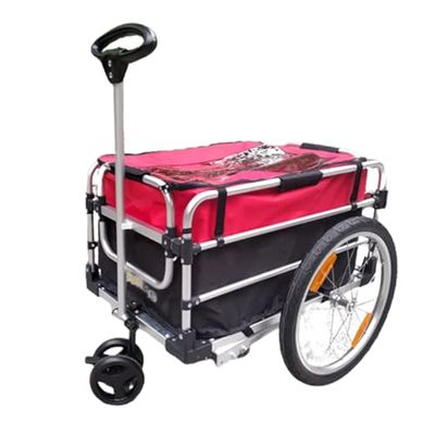 Bicycle Cargo Trailer for Off-Road Towing and E-Bike Storage