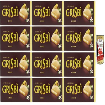 Italian Gourmet Lemon Cookies Bundle, 12 x 135 g + Free Polpa