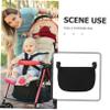 Universal Stroller Footrest Extension Board, Black view 3