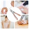 Stainless Steel Toenail Nippers, Precision Ergonomic Cutter view 4