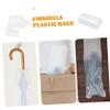 Cabilock Disposable Umbrella Covers, 300 Count, Transparent Plastic view 3
