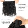 1/3/4 Bundles Brazilian Remy Kinky Curly Human Hair Extensions (26, 26, 26) view 4