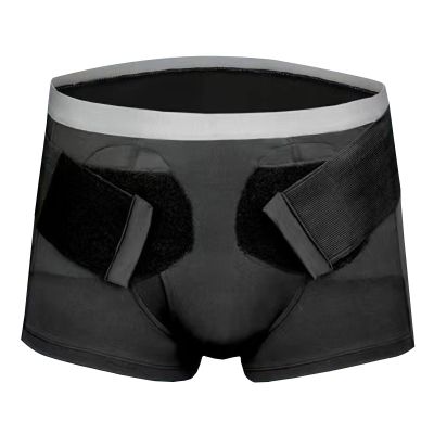 Men's Inguinal Hernia Belt, Adjustable Support with Compression Pads (Medium)