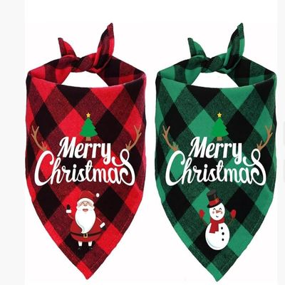 2-Pack Christmas Dog Bandana