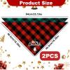 2-Pack Christmas Dog Bandana view 3