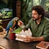 Furtryvl Bird Toy with Wooden Perches view 2