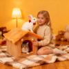 PETCUTE Washable Foldable Cat House with Removable Cushion view 2