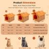 PETCUTE Washable Foldable Cat House with Removable Cushion view 3