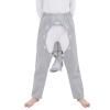 Fully Open Patient Pants for Bedridden Adults, Black, Large view 2