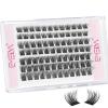 EMEDA 3D Natural Cluster Lashes, Fluffy DIY Lash Extensions, Thin Band, 10 mm view 1