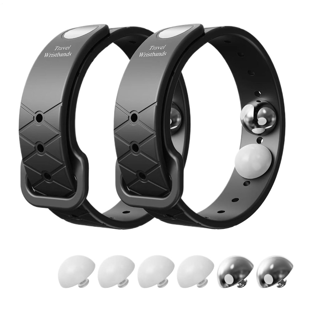ETUCYNG Motion Sickness Wristbands | Adjustable Acupressure Bands for Travel and Pregnancy Nausea