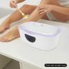 Paraffin Wax Bath for Hands and Feet, 4000 mL, 113–167°F, LED Touchscreen, Purple view 4