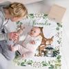 Personalized Baby Blanket with Name and Birth Date view 4