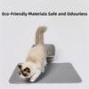 Cat Litter Mat, Honeycomb Double-Layer Design, Waterproof and Urine-Resistant, Washable, Curry, 30 x 30 cm view 2