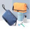 Men's Toiletry Bag, Travel Organizer for Outdoor Toiletries, Dark Blue view 3