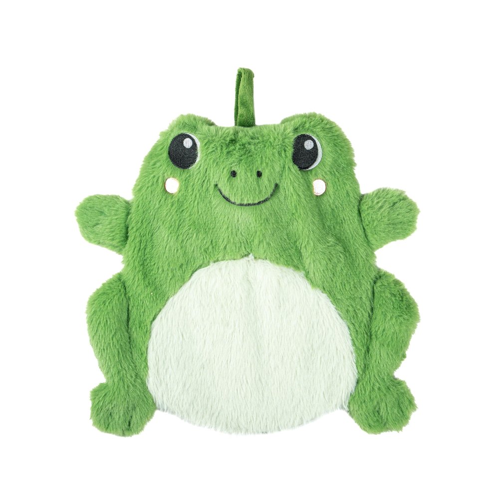 Sass & Belle Fergus Frog Hot Water Bottle for Children and Adults