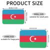 Water-Absorbent Faux Leather Feeding Mat with Azerbaijan Flag, 40 x 60 cm view 4