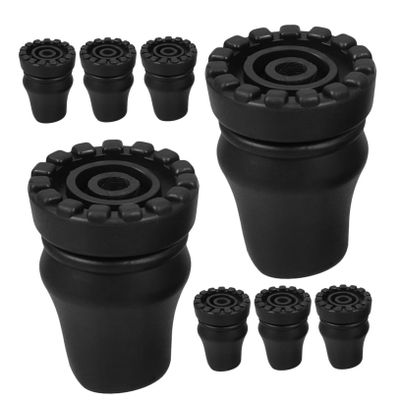 DEARMAMY 8-Pack Non-Slip Cane Tips and Crutch Feet