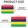 Water-Absorbing Faux Leather Feeding Mat with Mauritius Flag, 30 x 45 cm, Non-Slip and Durable view 4