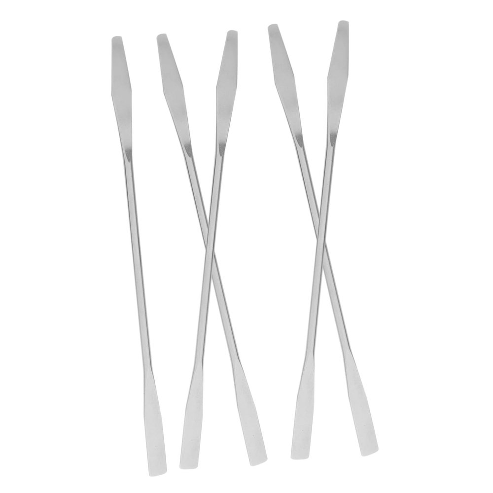 Stainless Steel Makeup Spatulas for Mixing Foundation, 5-Piece Set
