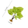 Toyvian Artificial Leafy Plant with Weighted Base for Reptile Terrariums view 2