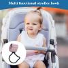 Heavy-Duty Zinc Alloy Stroller Hook Organizer view 2